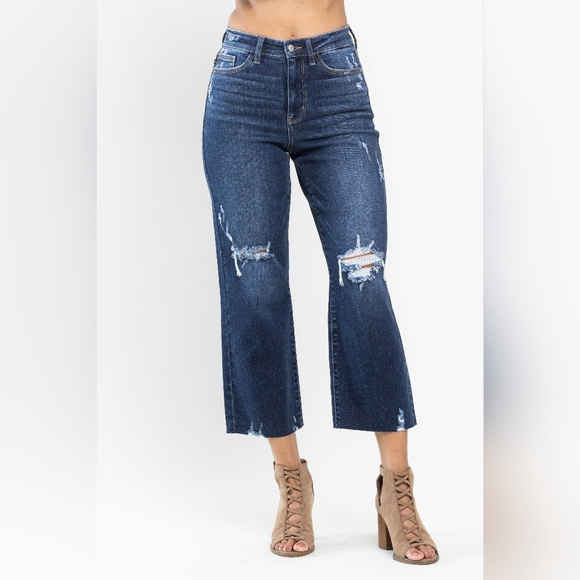 Plus Distressed lite Judy Blue Jeans